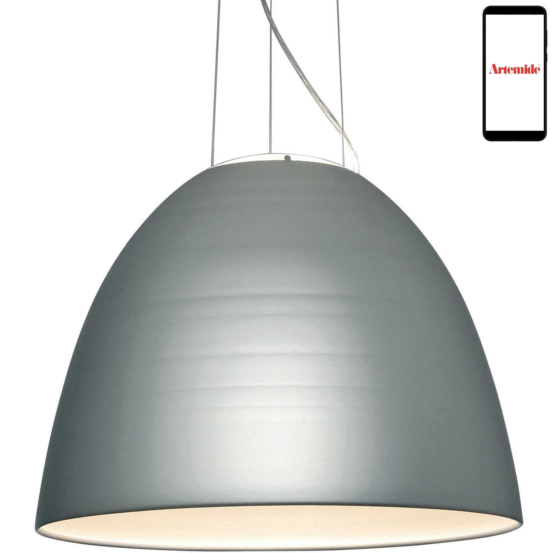 Artemide Nur hanglamp LED dimbaar via smartphone mat aluminium | Flinders