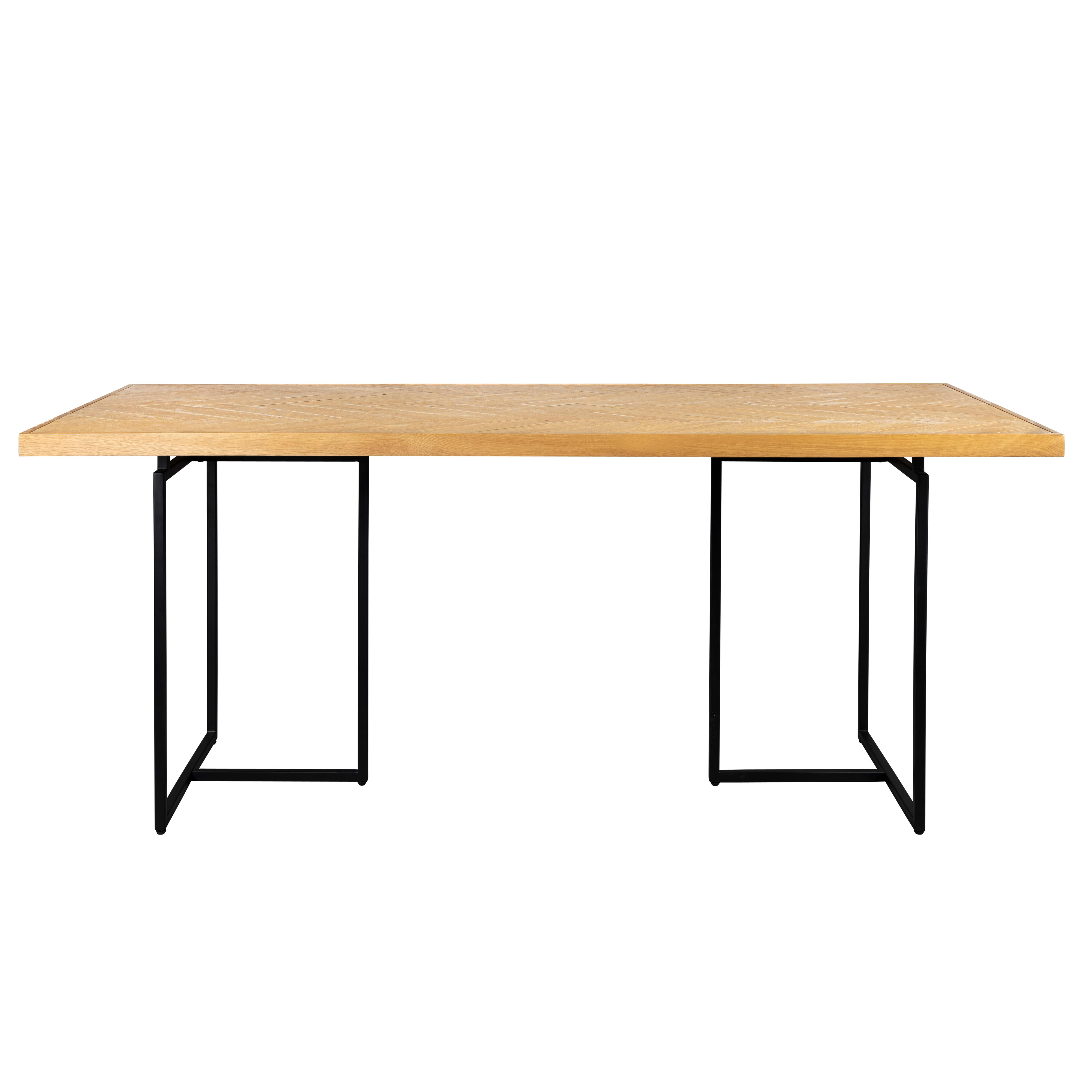 Nietje Rechtzetten ZuidAmerika Dutchbone Class eettafel 220x90 eiken | Flinders