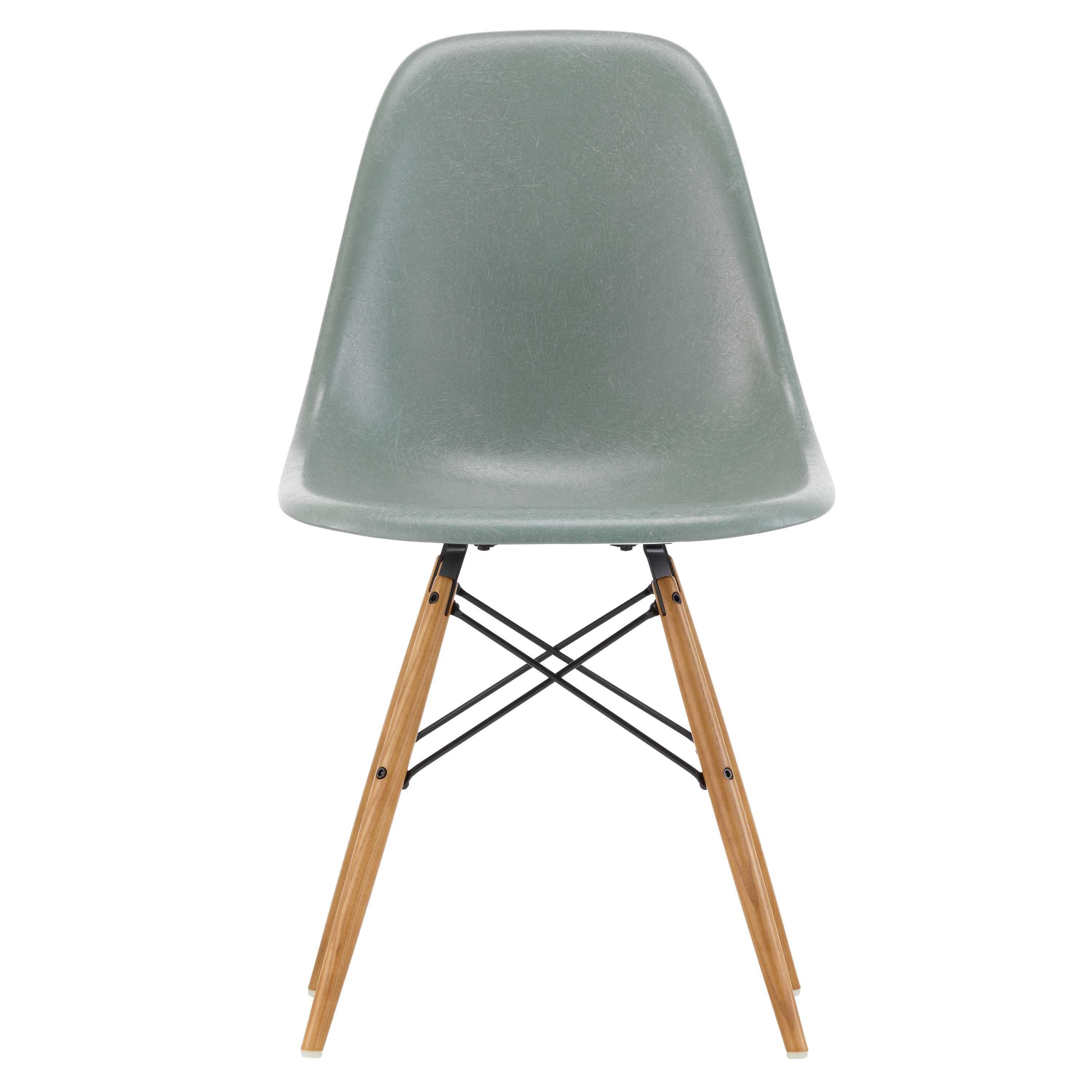 Vitra Eames DSW Fiberglass stoel essen honing, sea foam green | Flinders