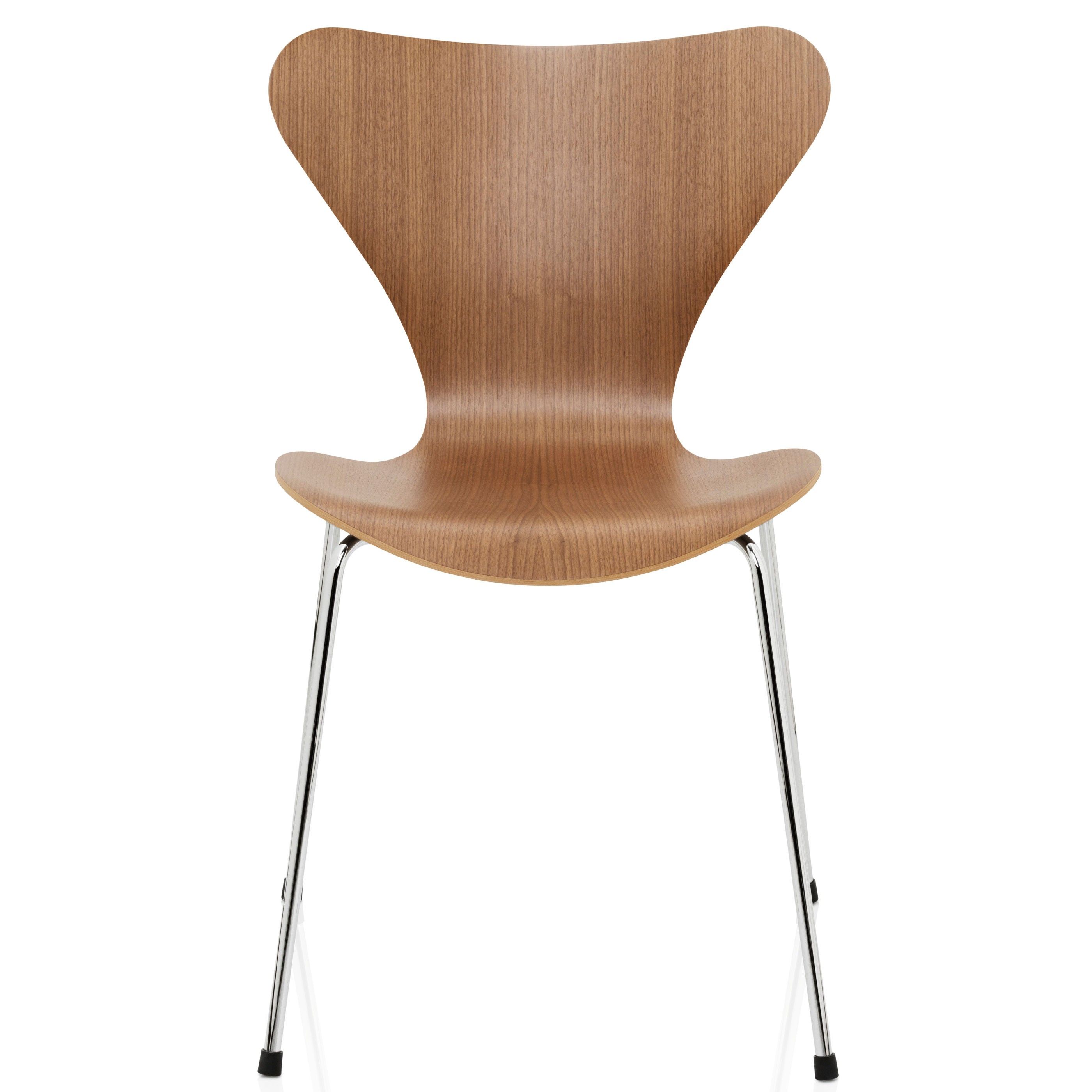Fritz Hansen Vlinderstoel Series 7 stoel naturel walnootfineer | Flinders