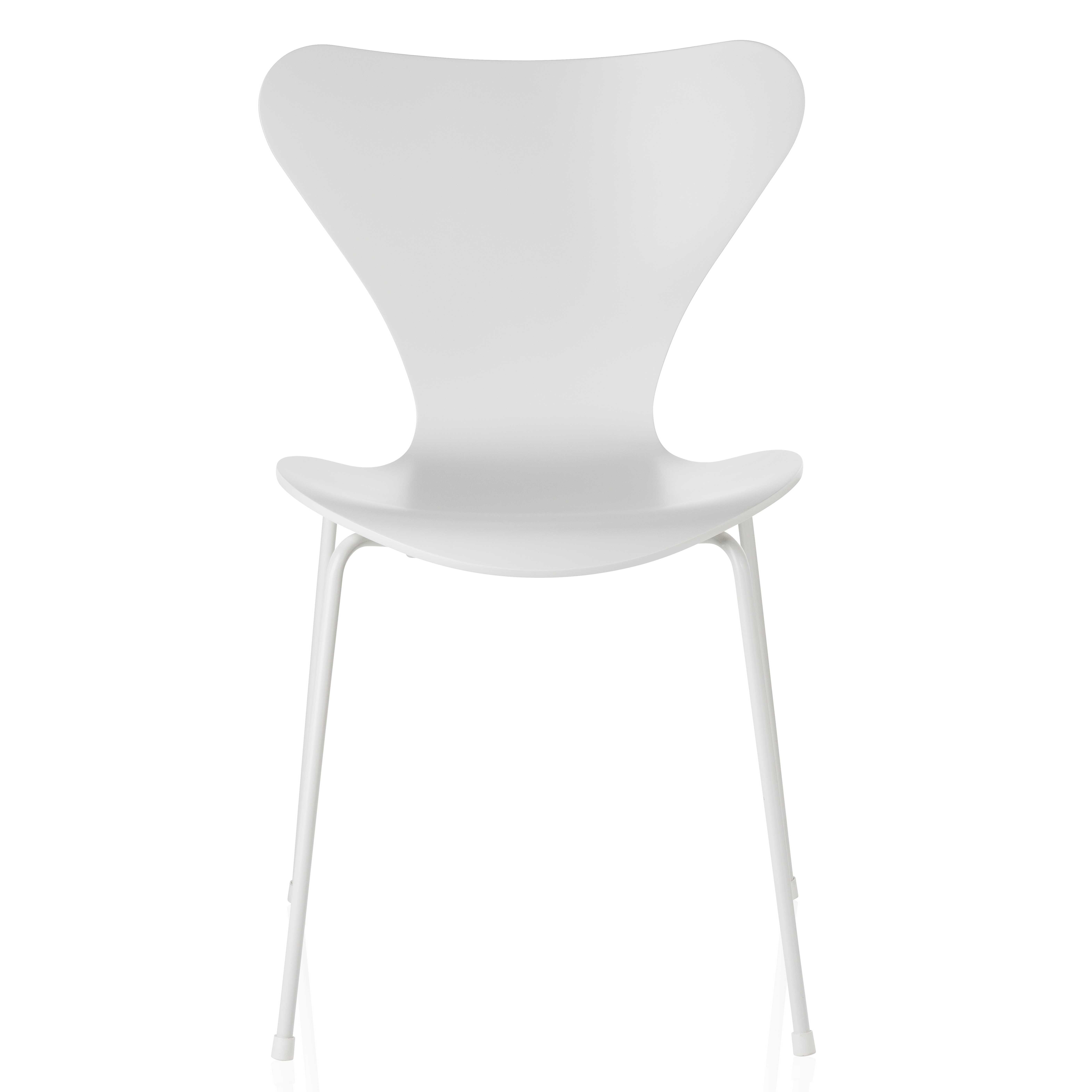 Fritz Hansen Vlinderstoel Series 7 stoel Monochrome gelakt White | Flinders