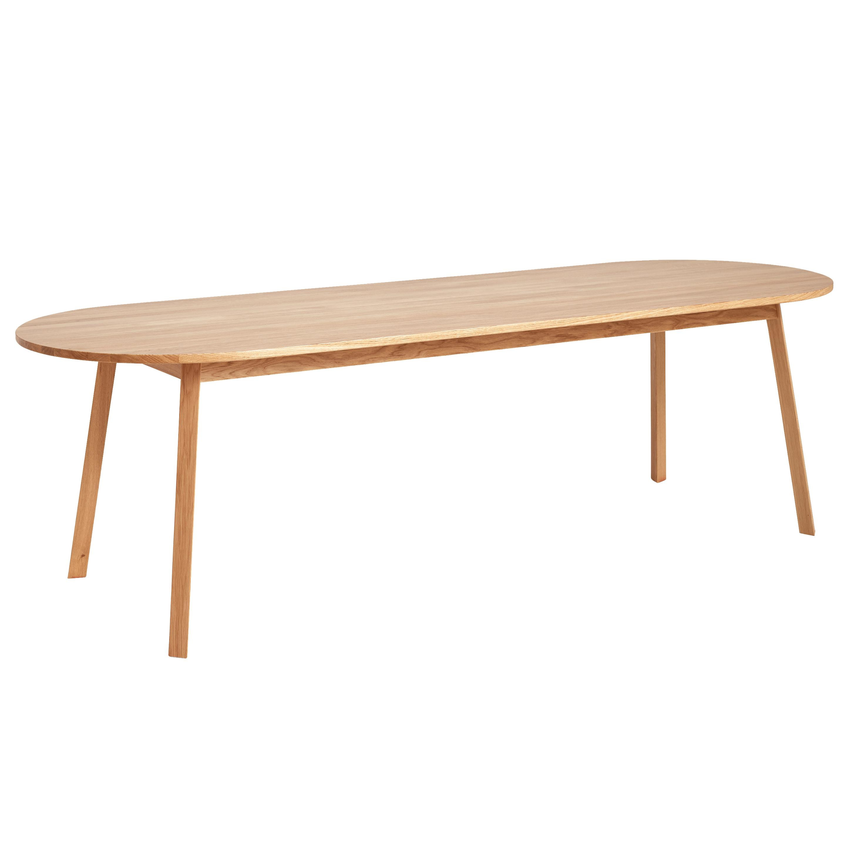 Hay Tweedekansje - Triangle Leg tafel 250x85 gelakt eiken | Flinders