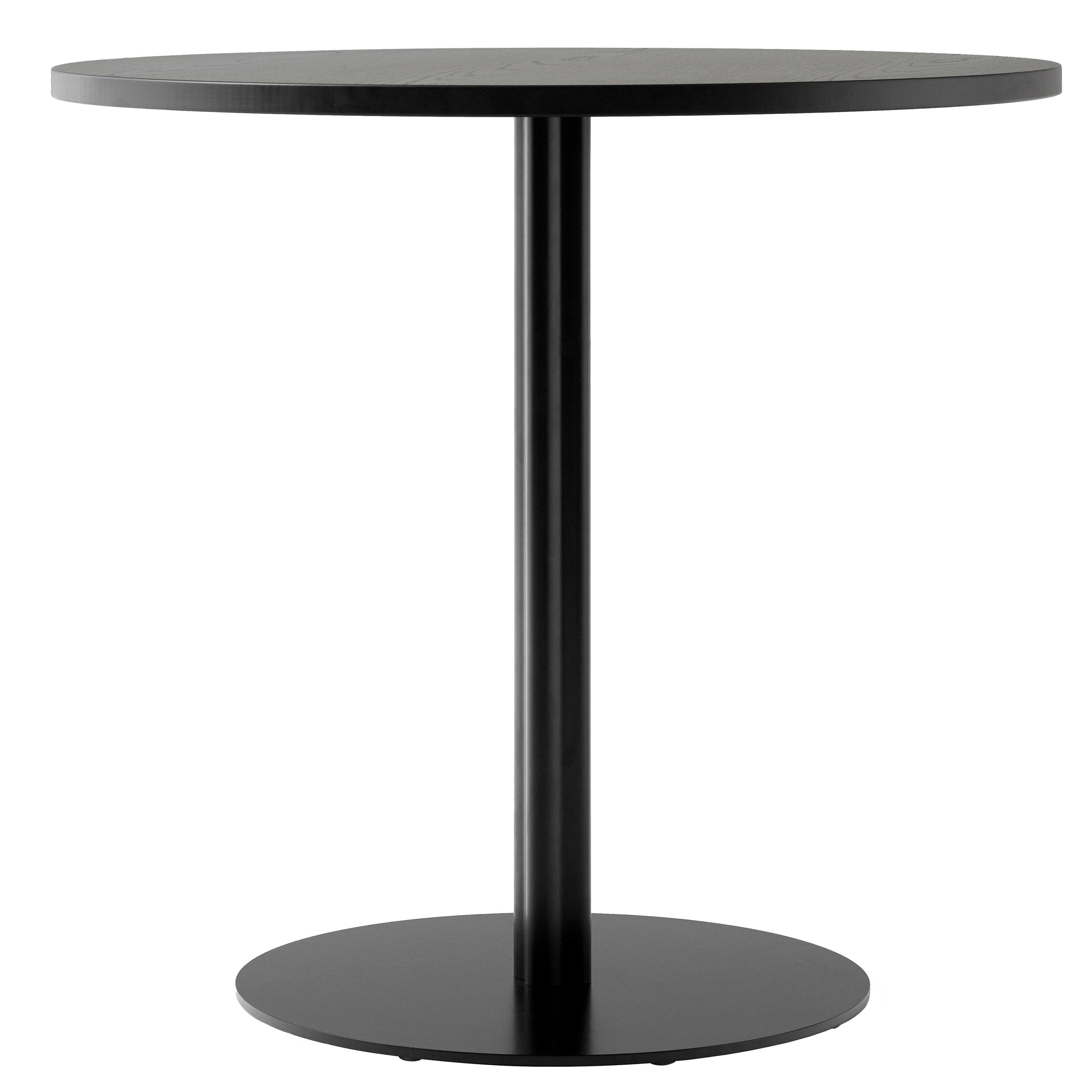 MENU Harbour Column tafel Ø80 zwart eiken | Flinders