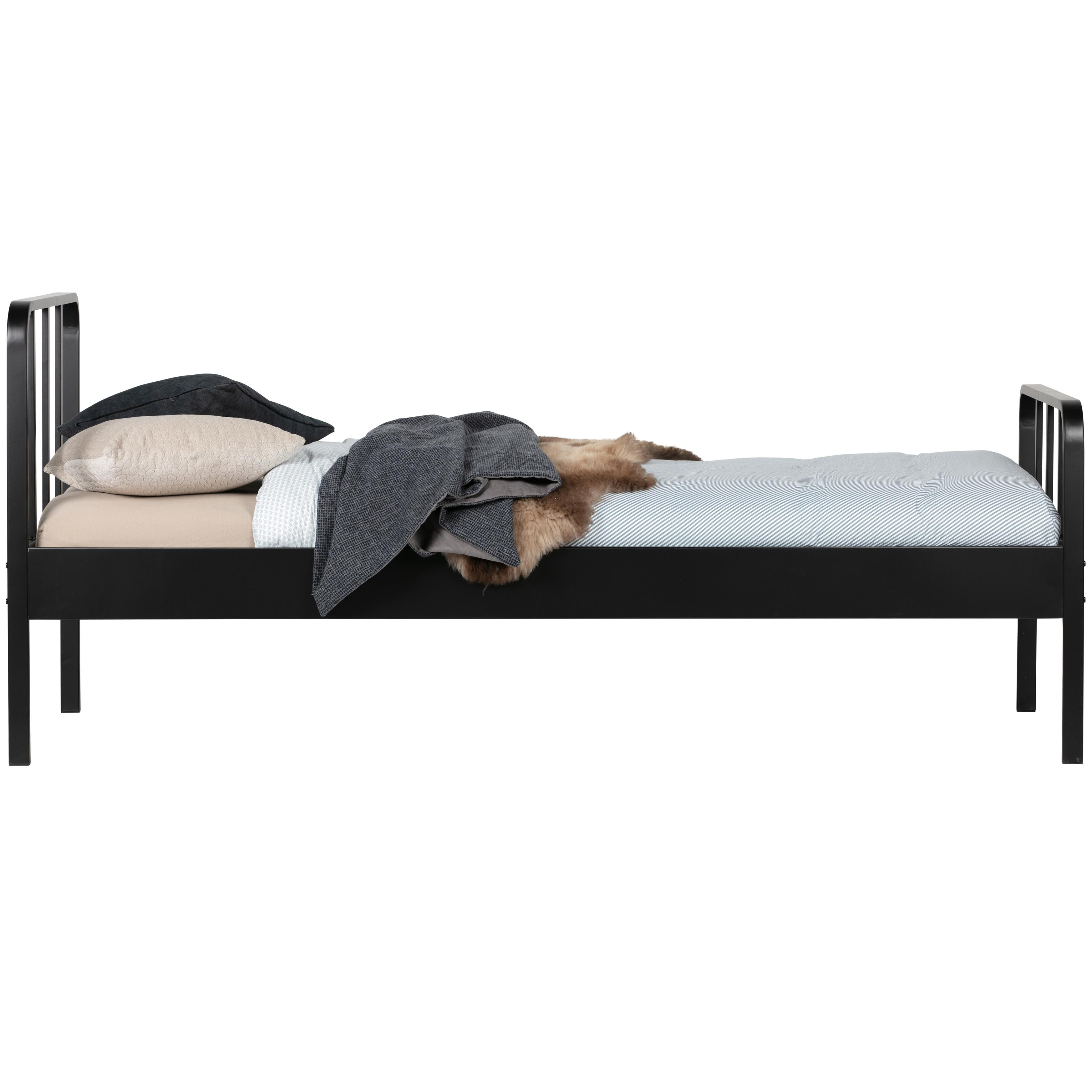 WOOOD Exclusive Mees bed 90x200 zwart | Flinders