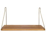 5310 Shelf wandplank 40x20 naturel/messing