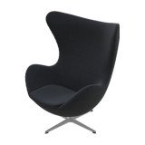5070 Egg Chair stoel fauteuil Tonus 128, polished aluminium