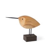 28530 Beak Bird Awake Snipe decoratie teak