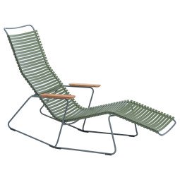 27971 Click Sunrocker ligstoel olive green