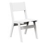 Alfresco tuinstoel solid back Cloud White