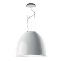 Nur hanglamp retrofit glanzend wit