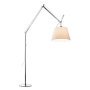 Tolomeo Mega Terra booglamp LED 2700K retro snoerdimmer alu perkament 36