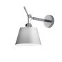 Tolomeo Parete Diffuser wandlamp 18 grijs satijn