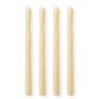 Twist Tapered kaarsen H30 set van 4 Ivory