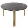 Tribus salontafel Ø60 goud/zwart