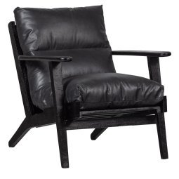 Houston fauteuil zwart