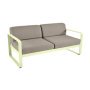 Bellevie 2-zits loungebank kussen grey taupe Frosted Lemon