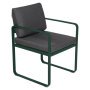 Bellevie Dining Armchair tuinstoel kussen antraciet Cedar Green