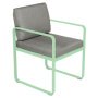 Bellevie Dining Armchair tuinstoel kussen grey taupe Opaline Green