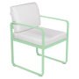 Bellevie Dining Armchair tuinstoel kussen wit Opaline Green