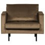 Rodeo Velvet fauteuil taupe