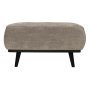 Statement hocker rib clay