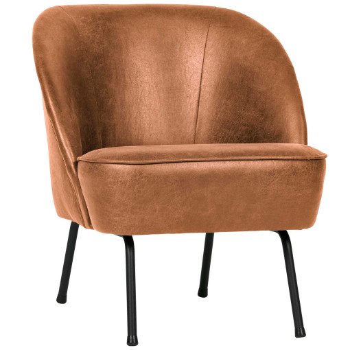 Vogue fauteuil leer cognac