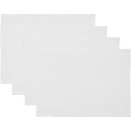 Soft Collection placemat set van 4 wit