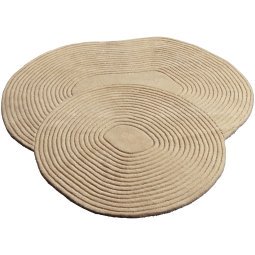 Zen Shaped vloerkleed 140x145 beige