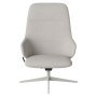 Clara fauteuil tone in tone Grey / Memory Grey White