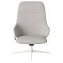 Clara fauteuil tone in tone White / Memory Grey White