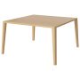 Graceful eettafel 130x130 naturel