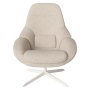 Saga fauteuil tone in tone White / Monza Beige