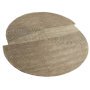 Zen Split vloerkleed 250x291 donker beige