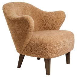 Ingeborg fauteuil donker eiken Sheepskin Honey