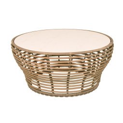 Basket salontafel naturel Ø95