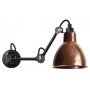 Lampe Gras N204 Single wandlamp koper