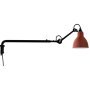 Lampe Gras N203 wandlamp rood