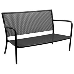 Athena Two Seats tuinbank zwart