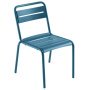 Star aluminium tuinstoel blauw