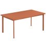 Star tuintafel rechthoek 160x90 maple rood