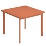 Star tuintafel vierkant 90x90 maple rood