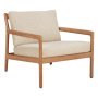 Jack outdoor fauteuil teak naturel