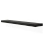 Wall wandplank 140 zwart eiken