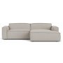 Edge bank met longchair rechts Sydney 22 beige