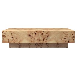 Burl salontafel 117x70 populier