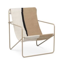 Desert fauteuil cashmere onderstel Cashmere/Soil