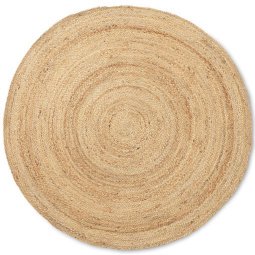 Eternal Jute vloerkleed Ø240 naturel