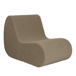 Rouli fauteuil center module Bouclé Sand