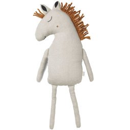 Safari Horse knuffel naturel