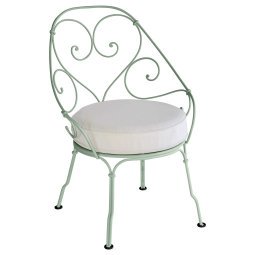 1900 fauteuil met off-white zitkussen Cactus